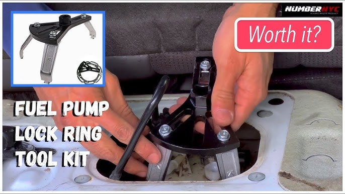 How to make a cheap fuel pump locking ring removal tool for a 2006 Hyundai  Sonata 