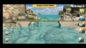 Bridge Constructor - Westlands - Bridge 6 | Oil Tanker | 3 stars