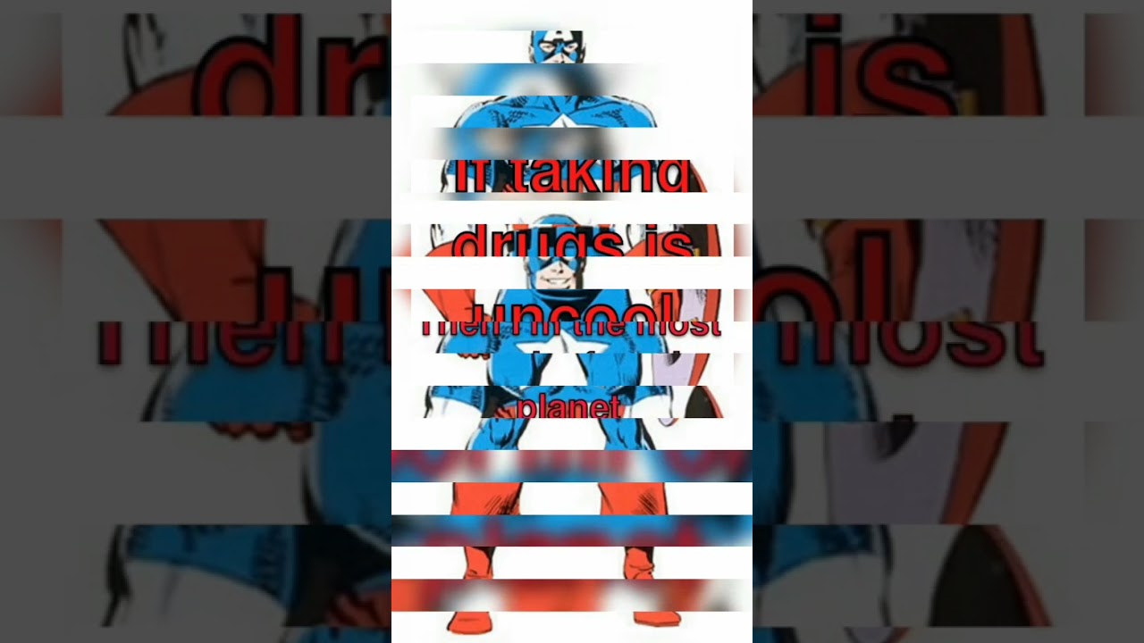 Captain America Drug PSA
