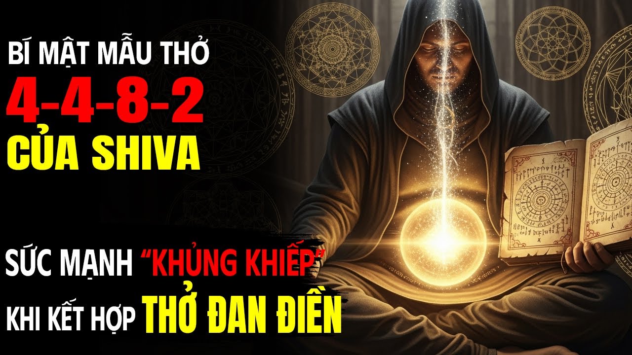 Bí Mật Mẫu Thở 4-4-8-2 Của Shiva – Sức Mạnh Khi Kết Hợp Thở Tụ Khí Đan Điền | Tuổi Già 100 năm
