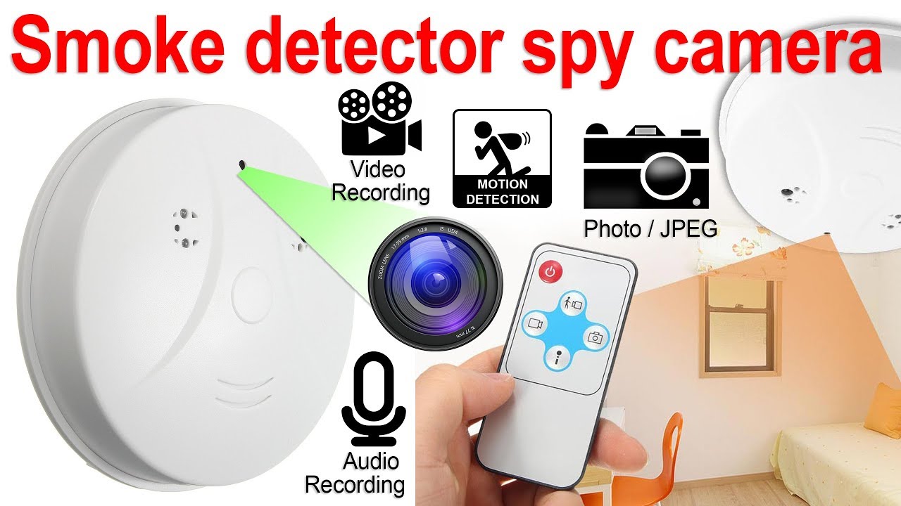 Perfect Quality 4k Hidden Mini Camera Smoke Detector-hd 1080p