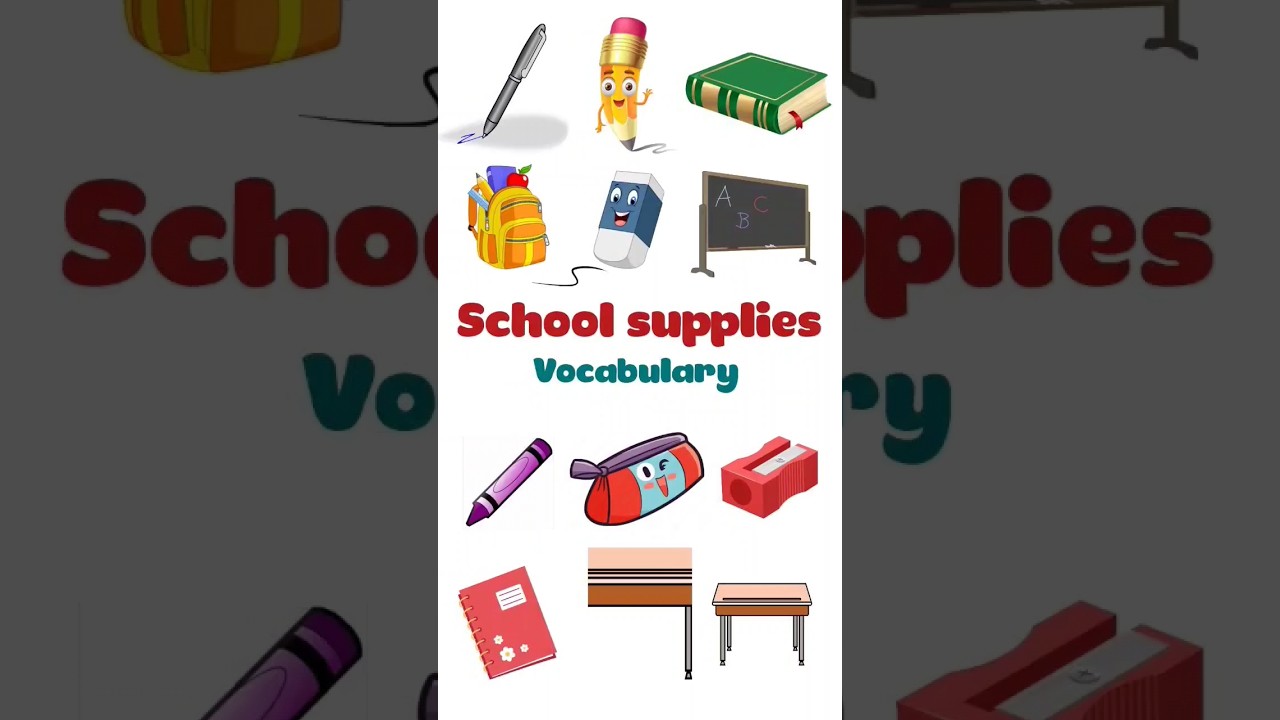 School items vocabulary