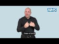 COVID-19 vaccination consent form – BSL version