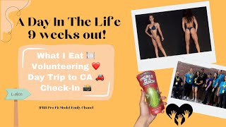 9 Weeks Out from the Olympia | My 6 AM Check-In, Travel & Full Day Vlog 🚙 