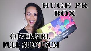 HUGE PR BOX HAUL FROM COVERGIRL THE FULL SPECTRUM COLLECTION | ARREM