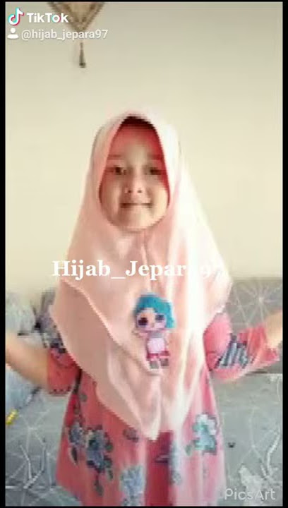 Jilbab Anak Lol led 2 Layer