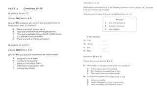 Cambridge 19 listening test 4 section 2