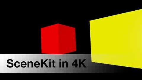 SceneKit to Video (4K source)