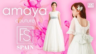 Amaya Fashion For Kids 4K Full Runway Show Childrenswear Wedding Salon Spain Fashion & Style Tv