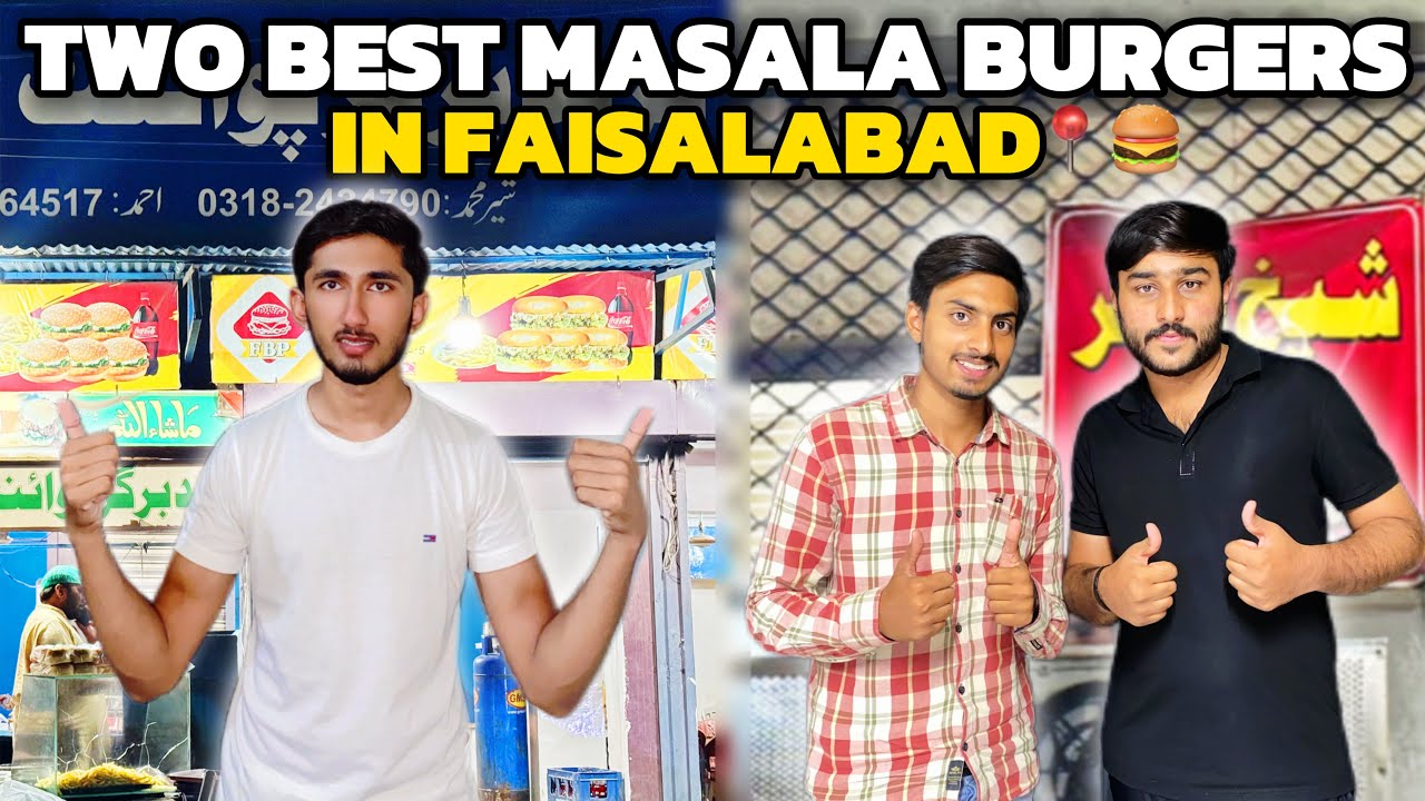 AL-FAREED VS SHEIKH MASALA BURGER 🍔||Which One Is Best ?😋