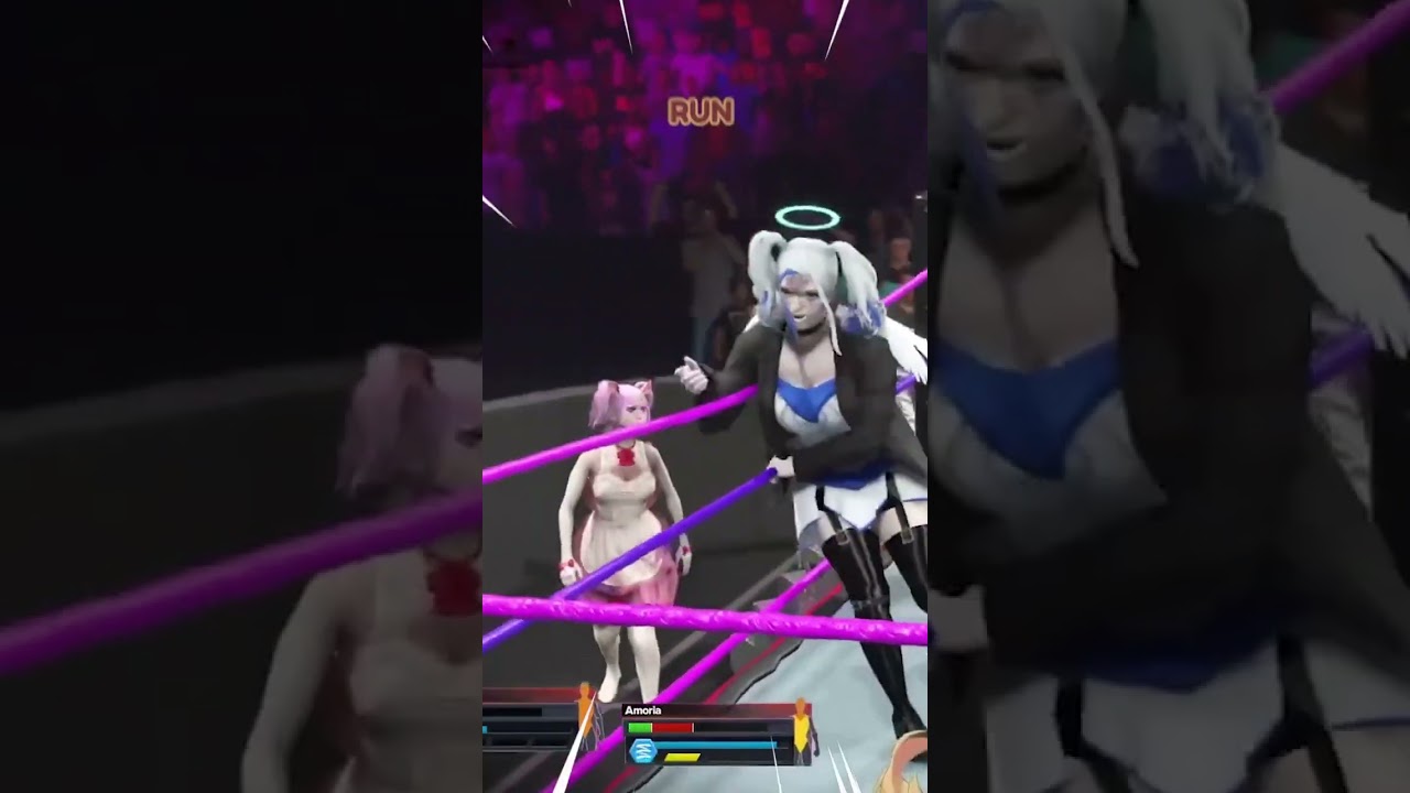 Generation Grudge: Amoria vs. Kokone WWE2K Brawl! #shorts #envtuber #vtuberclips