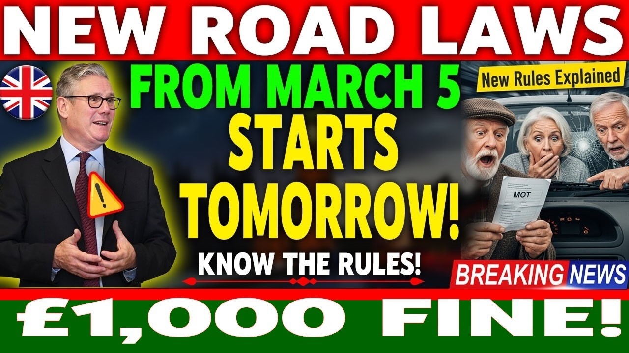Uk Spring Driving Alert Example 🚨 Drivers Alert: Major UK Driving Law Changes From 5th March | DVLA ...