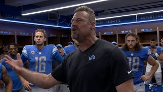Postgame locker room celebration | Lions vs. Commanders screenshot 2