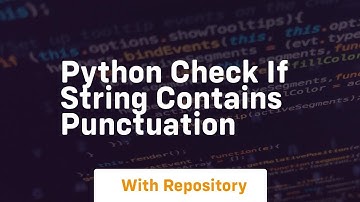 python check if string contains punctuation