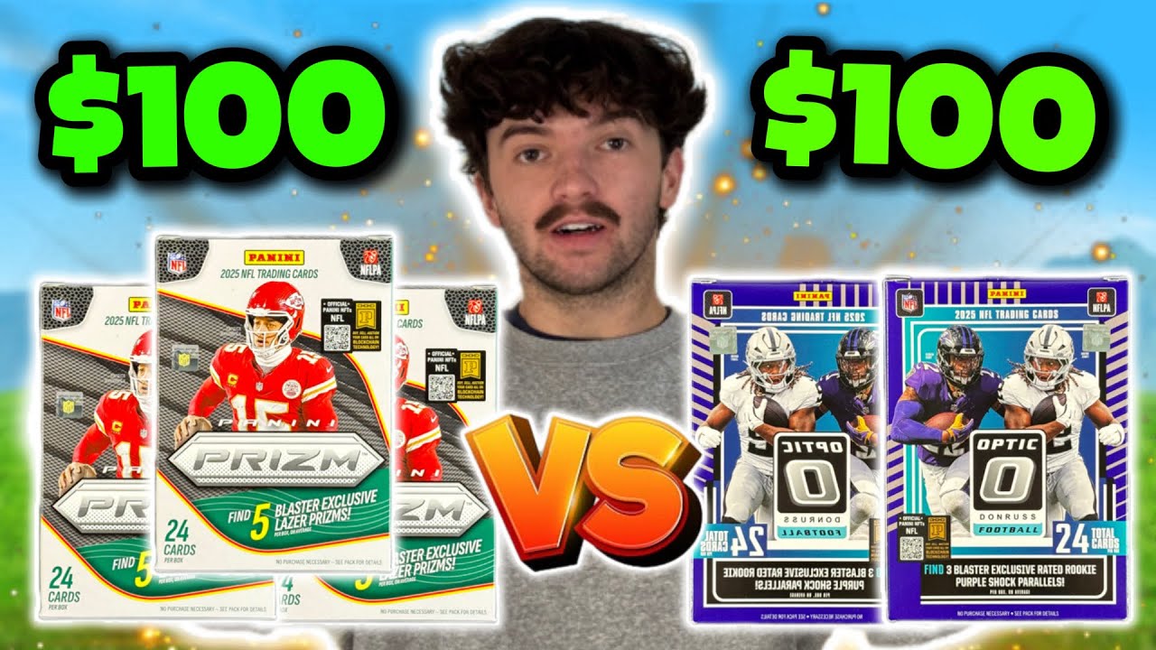 PRIZM vs. OPTIC Football ($100 Challenge)