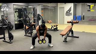 Sumo Squat Pulses With Sprawl!