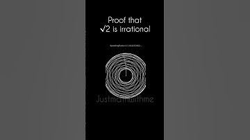 Proof that √2 is irrational #maths #squareroot #shorts #justmathwithme