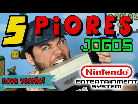 Os 5 Piores Jogos do Nintendinho! (Nova Versão!)