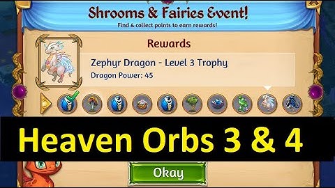 Merge Dragons Shrooms and Fairies Event - Life Orb of Heavens 3 & 4
