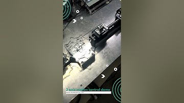 3 axis motion control demo with LX6C PLC+VD3E EtherCAT servo😃