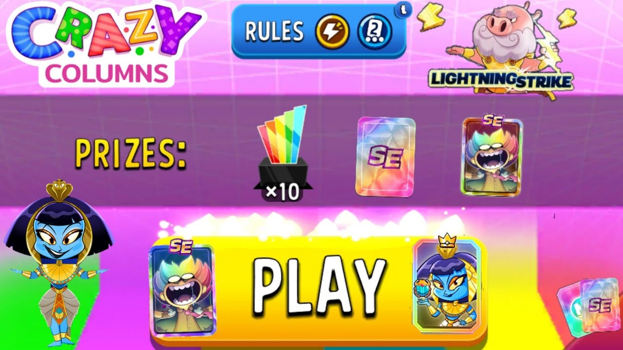 match masters crazy columns lighting strike prize SE boosters match