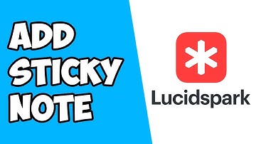 How To Add Sticky Note in Lucidspark