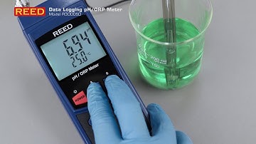 Measure pH and ORP levels with the REED R3000SD Data Logging pH/rH Meter