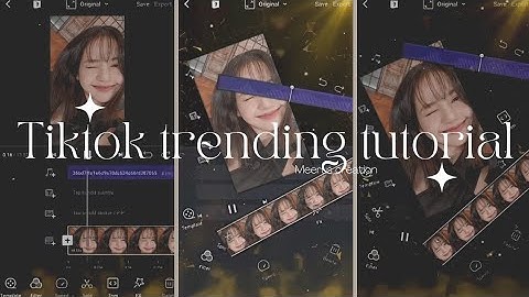 Tiktok trending video editing tutorial ✨