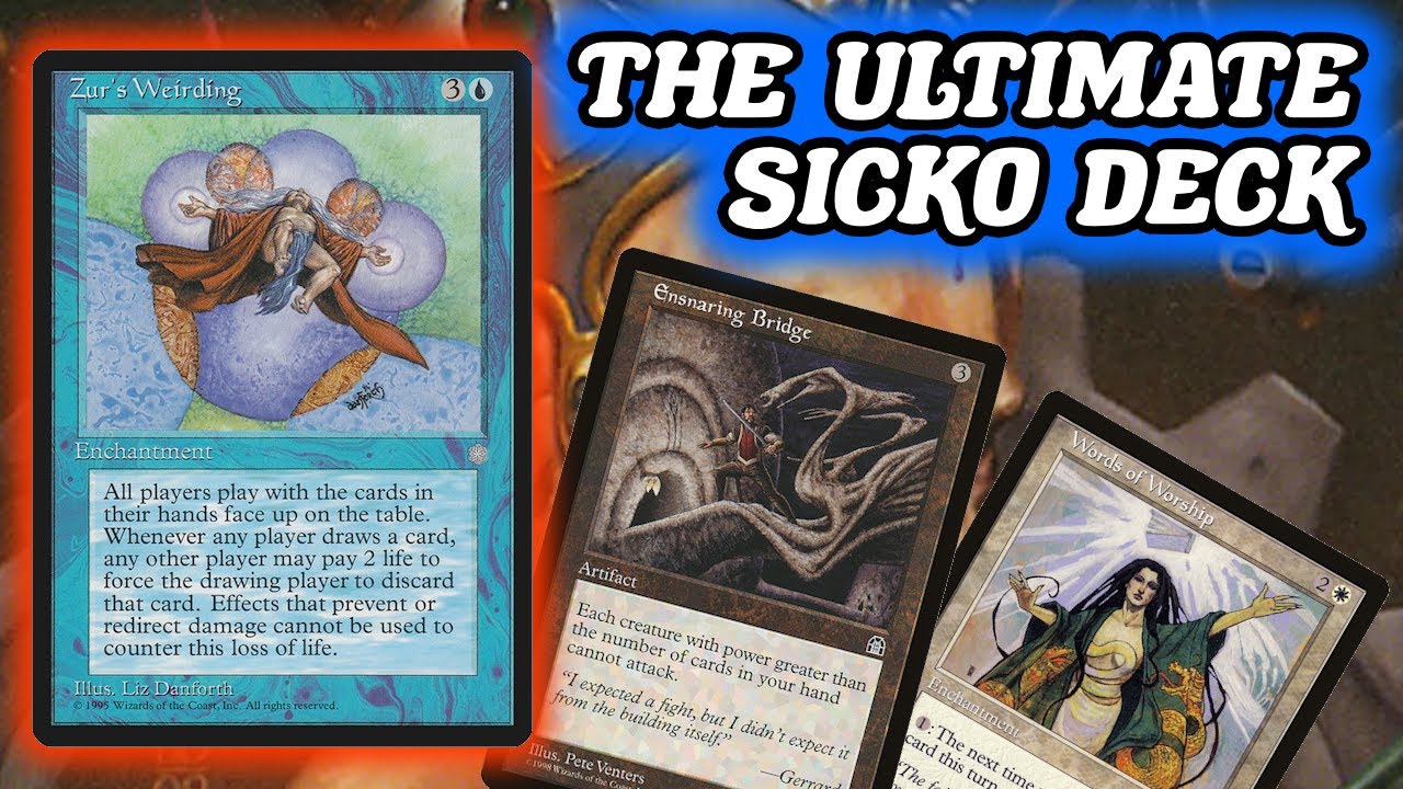 THE ULTIMATE SICKO DECK! Premodern Zur's Weirding Prison Deck MTG