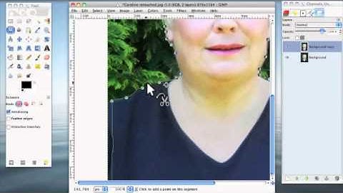 Video 15a - How to remove the background from an Picture - Gimp Tutorial