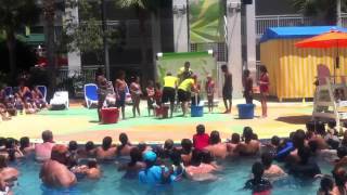 Gracie Gets On Stage For Nick  Poolside  Nick Hotel