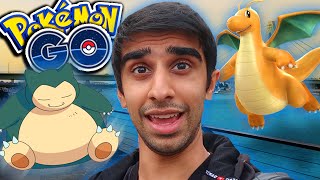 FIRST DRAGONITE & SNORLAX HUNT! - Pokemon Go with Lachlan