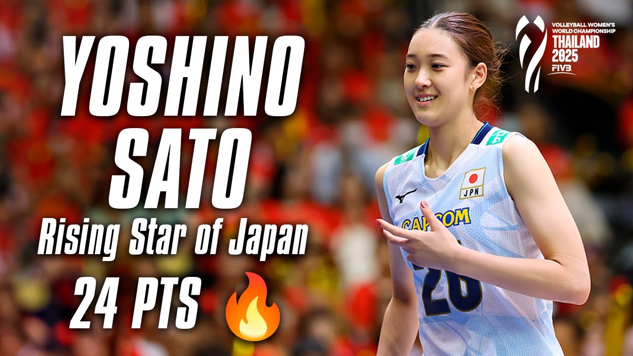 SATO ON 🔥 | Yoshino Sato Highlights vs Ukraine 🏐 | World Championship 2025