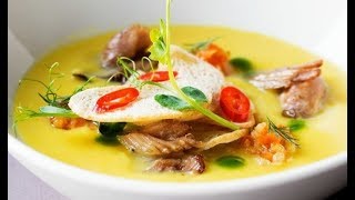 Гороховый суп с рулькой копченой Гороховый суп с рулькой копченой
