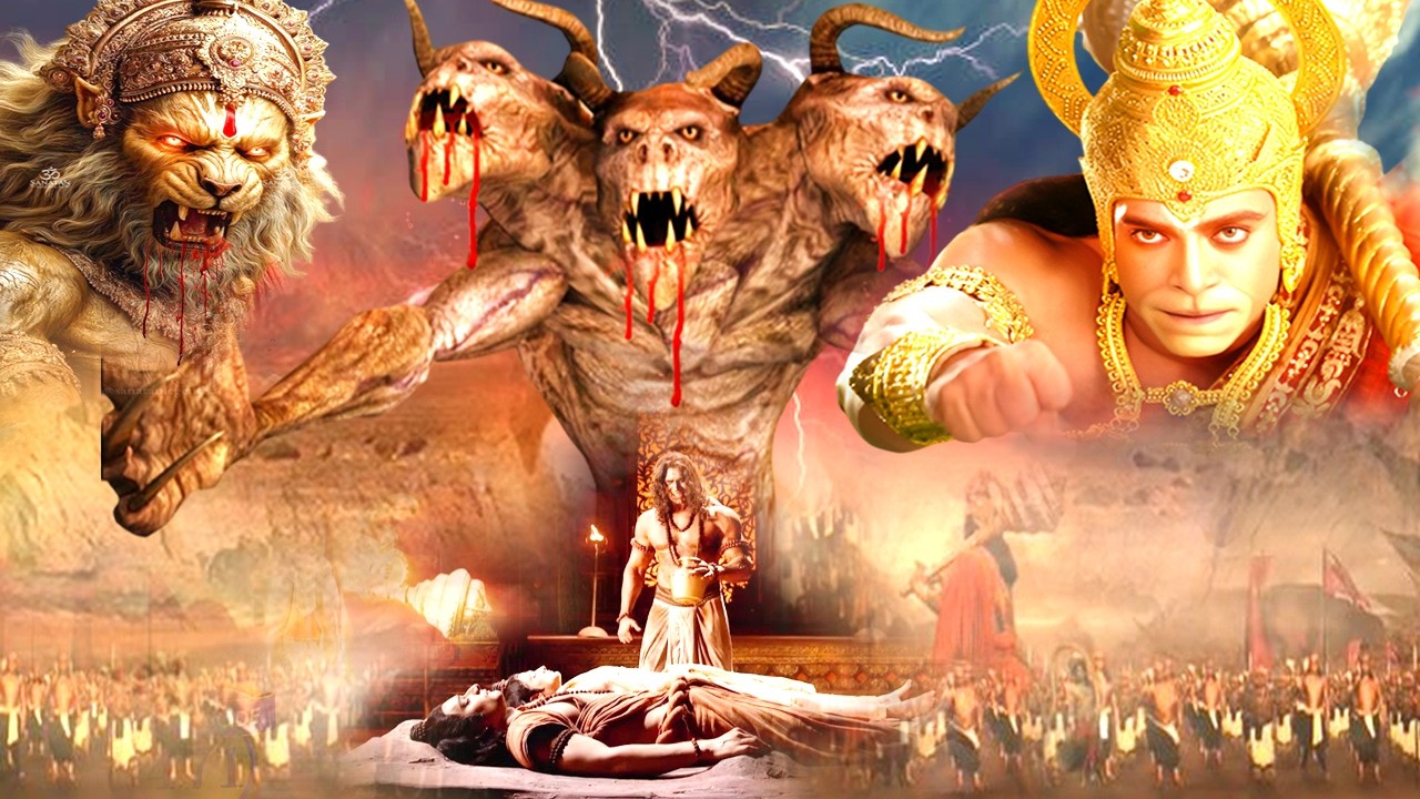 रावण के मायावी असुर को कैसे किया अंत | Hanuman Serial Action Episode | Maruti Mahima Bajrangbali