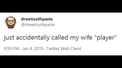 Twitter users calling their partners the wrong things - a collection