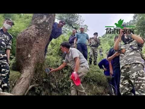 महाकाली तुइन प्रकरणको छानविनका लागि दार्चुला पुगेको गृह मन्त्रालयको टोलीद्वारा घटनास्थलको निरीक्षण