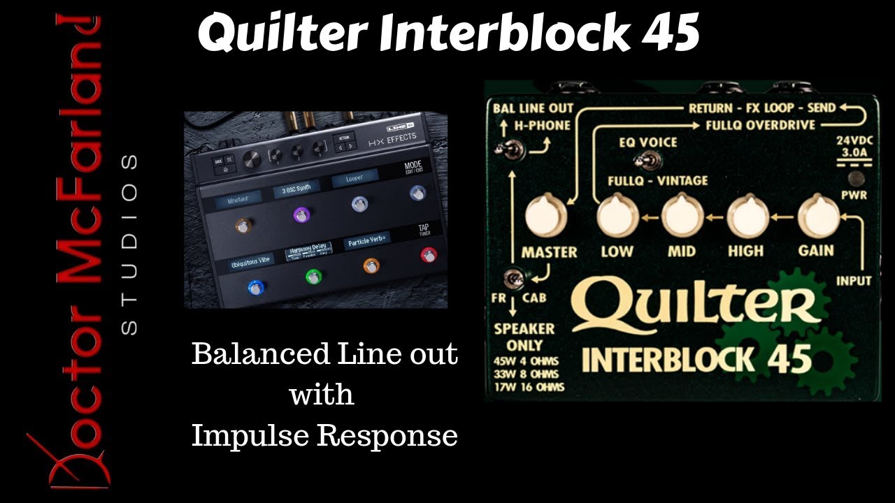 Quilter Labs InterBlock 45 Effects Pedal Sized Guitar Amp Head, 45w