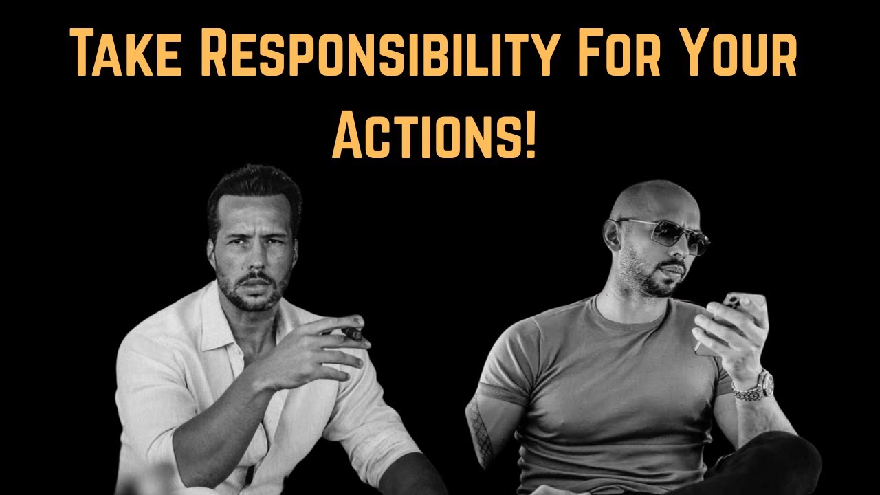 AndrewTate! Taking Responsibility Of Your Life And Actions! No Music (Motivational Video) Listen Up!