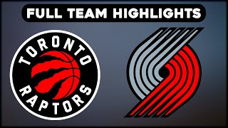 Toronto Raptors Vs Portland Trail Blazers - Full Team Highlights Jan 23, 2026