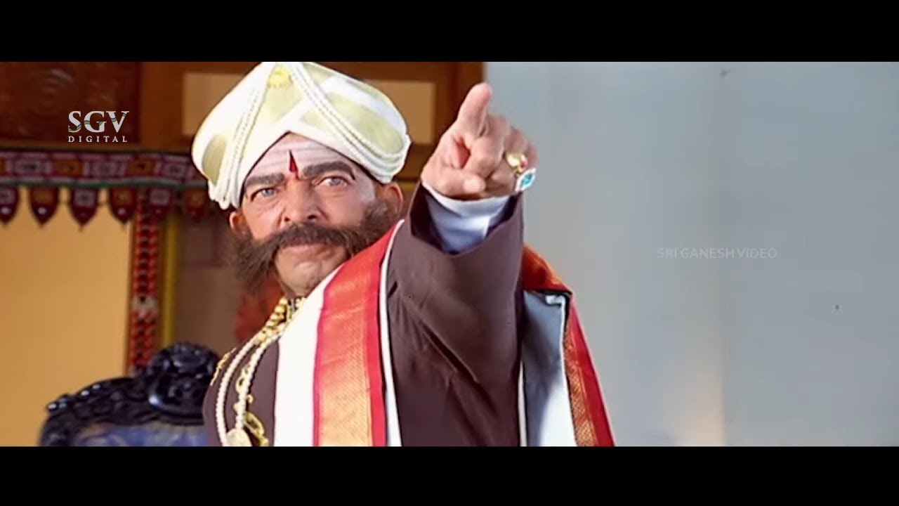 DrVishnuvardhan Calls Lion To Show His Power To Minister  Simhadriya Simha Kannada Movie Scenes