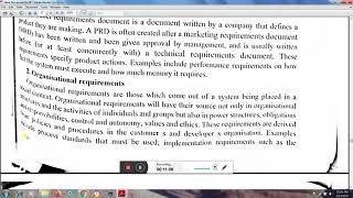 Software Engineering ! Topic  SRS Components Part 2