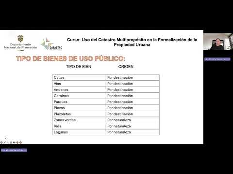 Módulo 3 (Tema 1) Uso del Catastro Multipropósito en la Formalización de la Propiedad Urbana