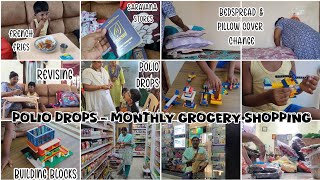 Study Routine📚Monthly grocery shopping🛍Pantry Restock🛒Magizh's Building Blocks💡Polio drops💧Sun 28Jun screenshot 5