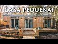 Una casa pequea con un dormitorio privado y espacioso  recorrido de airbnb hgtv