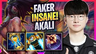 FAKER IS INSANE WITH AKALI! - T1 Faker Plays Akali MID vs Twisted Fate! | Season 2023
