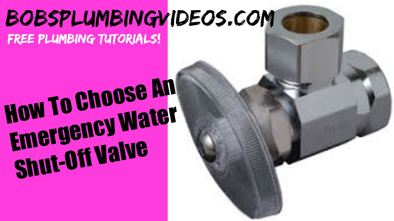 cut off valve for kitchen sink