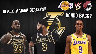 In this video we'll go over recent lakers news involving rajon rondo
being cleared to play and returning the bubble, planning wear black...