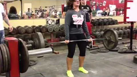 Jamie Tinney 280 LB. deadlift raw