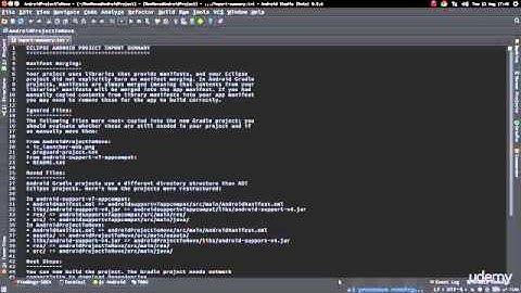 Importing Eclipse Projects into Android Studio